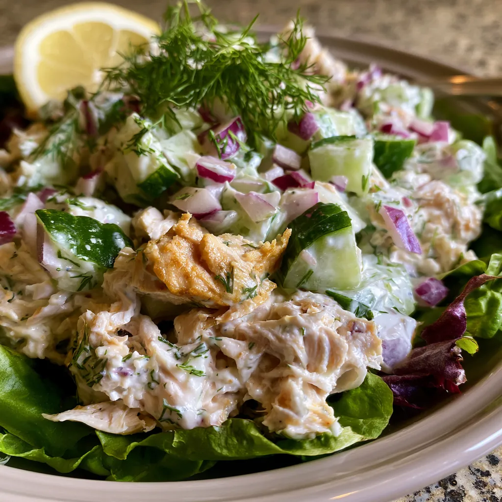 Creamy Tzatziki Chicken Salad
