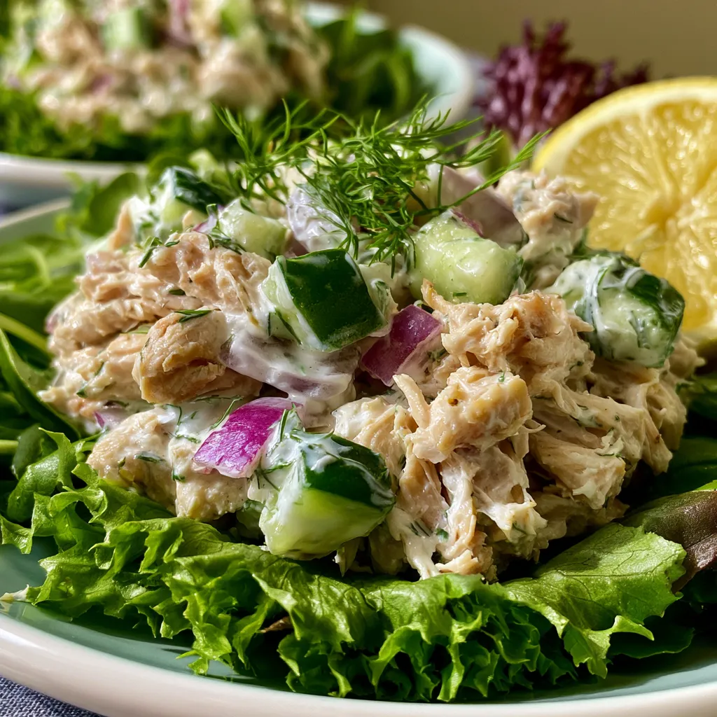 Creamy Tzatziki Chicken Salad
