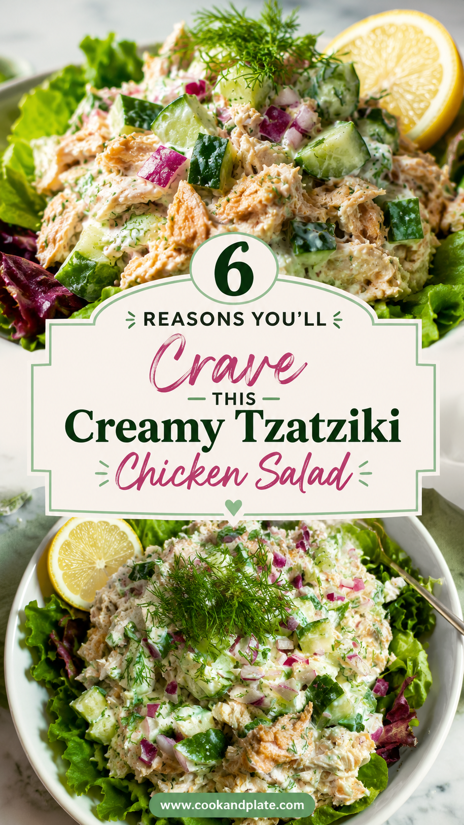 Creamy Tzatziki Chicken Salad