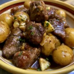 Garlic Butter Beef Bites with Potatoes