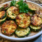 Garlic Parmesan Roasted Zucchini