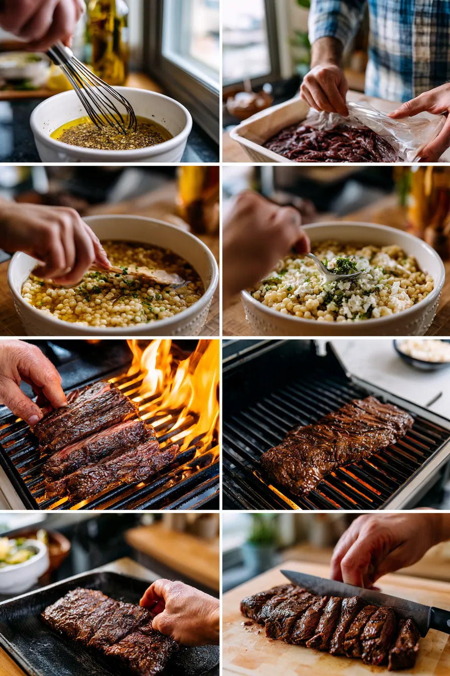 Grilled Skirt Steak with Marinade