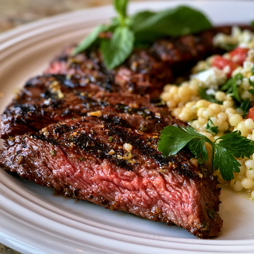 Grilled Skirt Steak with Marinade