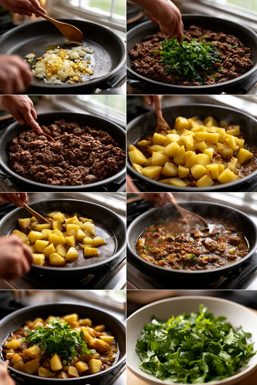 Ground Beef & Potato Bowl
