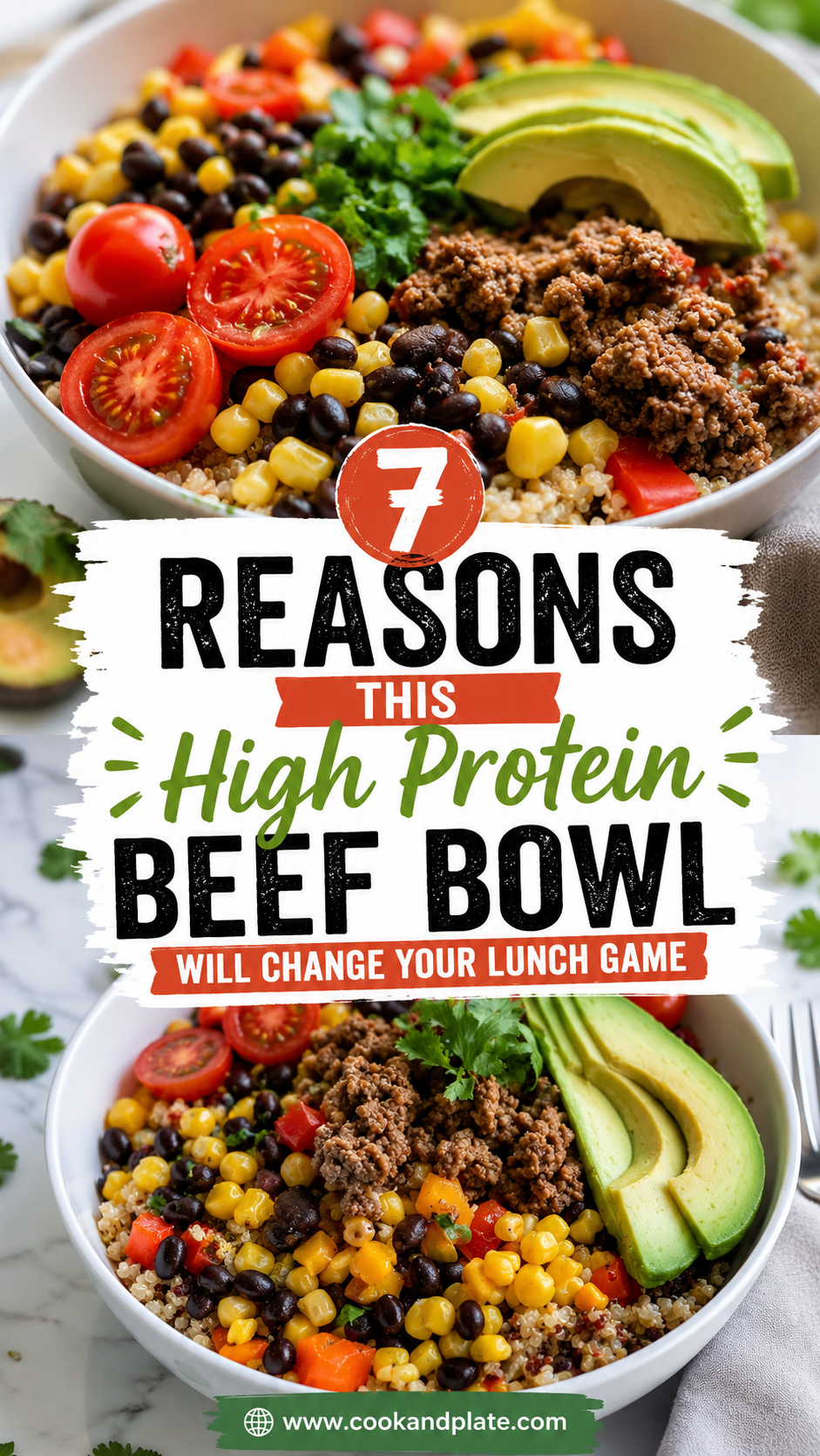 High Protein Beef Bowl