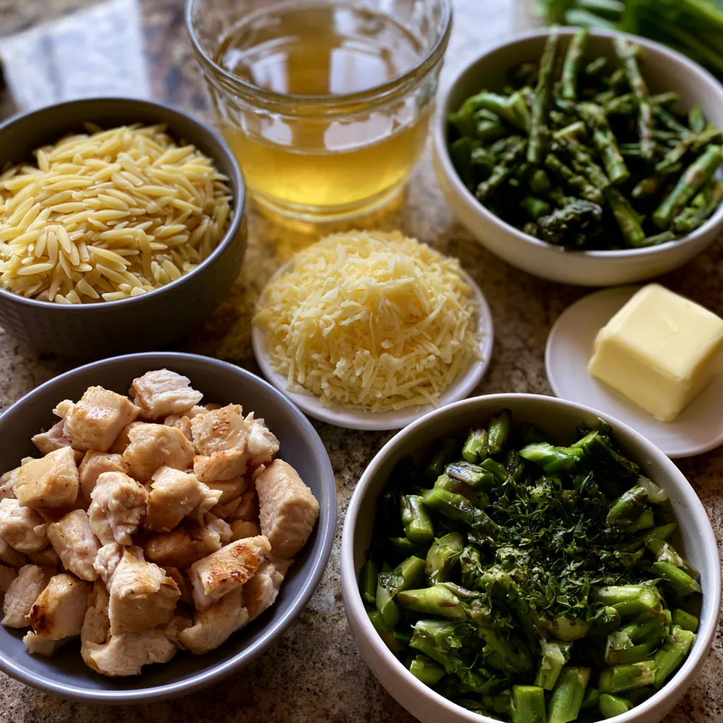 High Protein Chicken Orzo