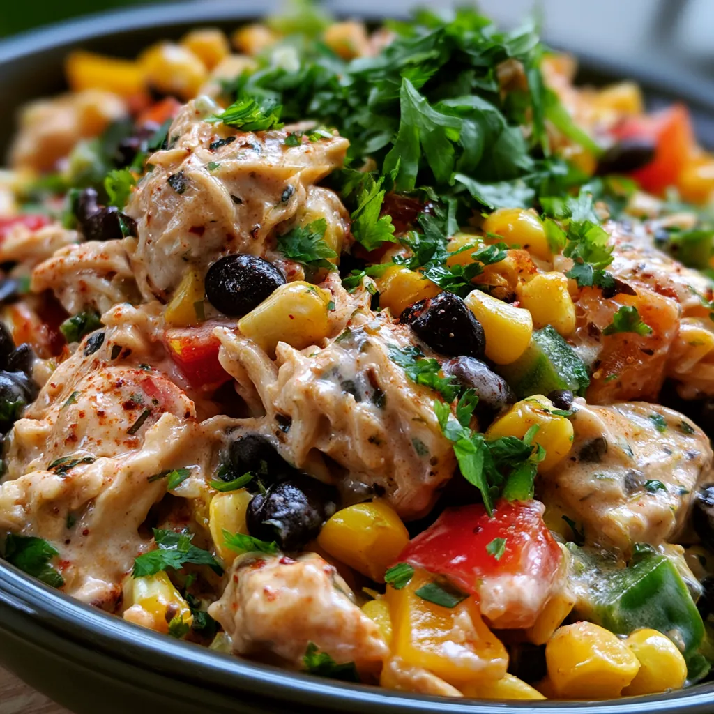 High-Protein Southwest Chicken Salad