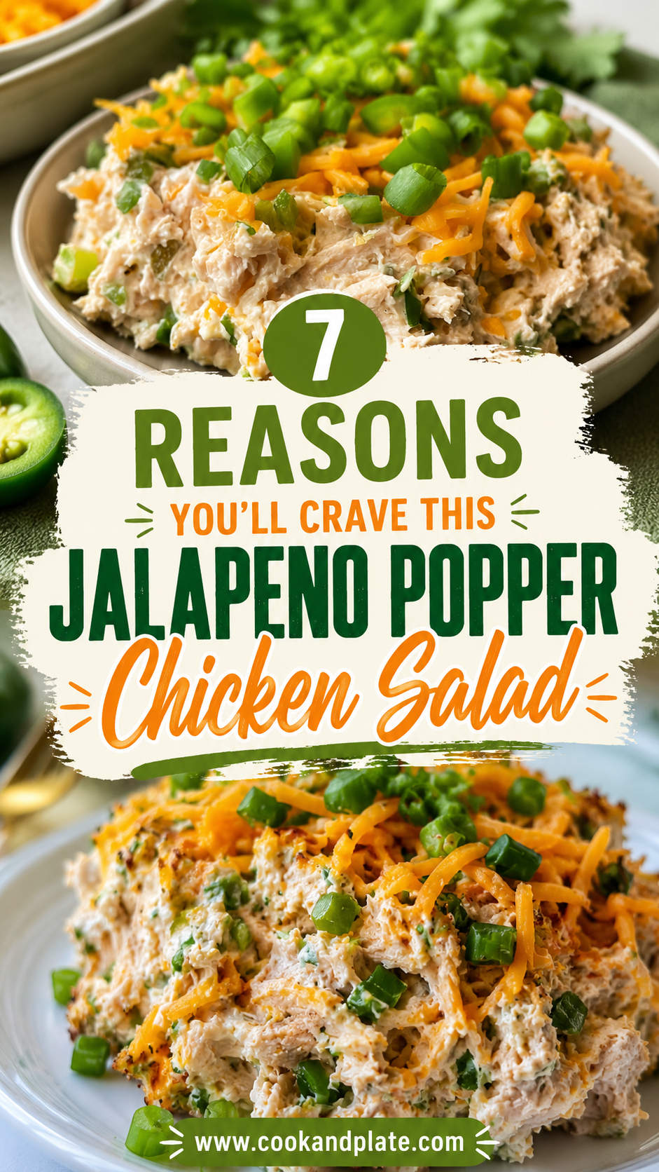 Jalapeno Popper Chicken Salad