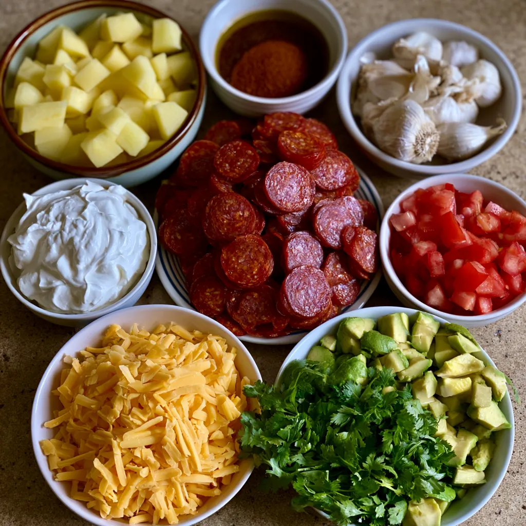 Loaded Potato Taco Bowl