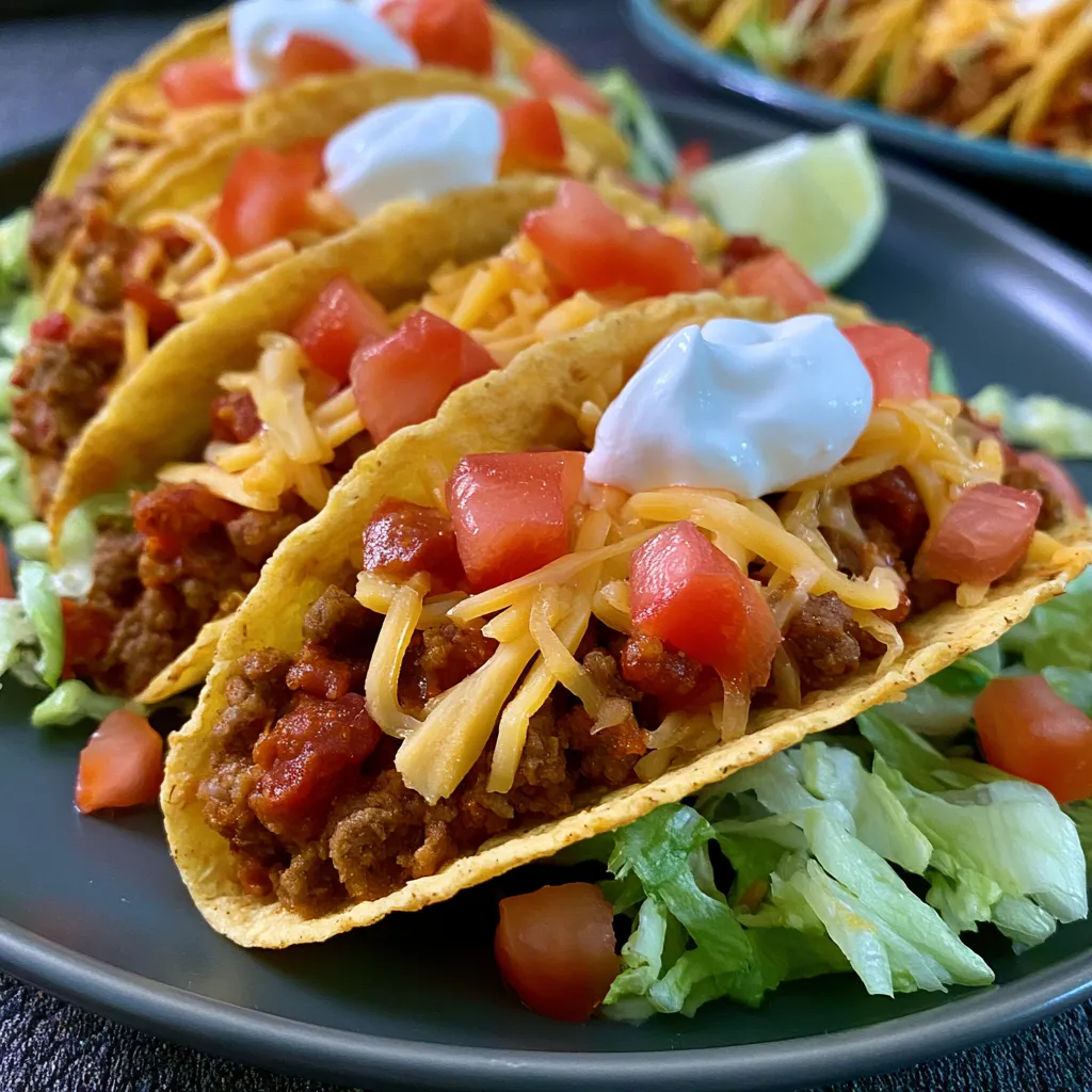 Mini Baked Beef Tacos