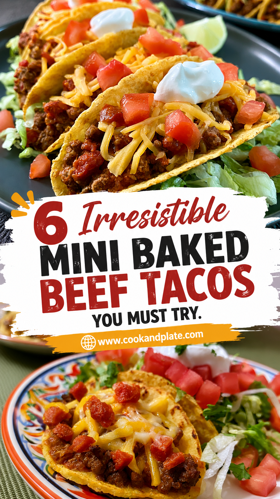 Mini Baked Beef Tacos