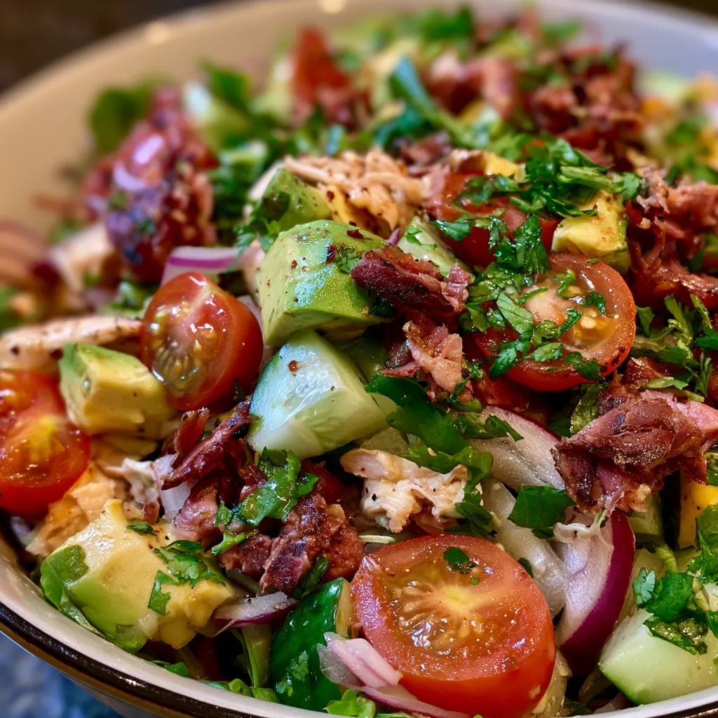 Smoked Beef Avocado Chicken Salad