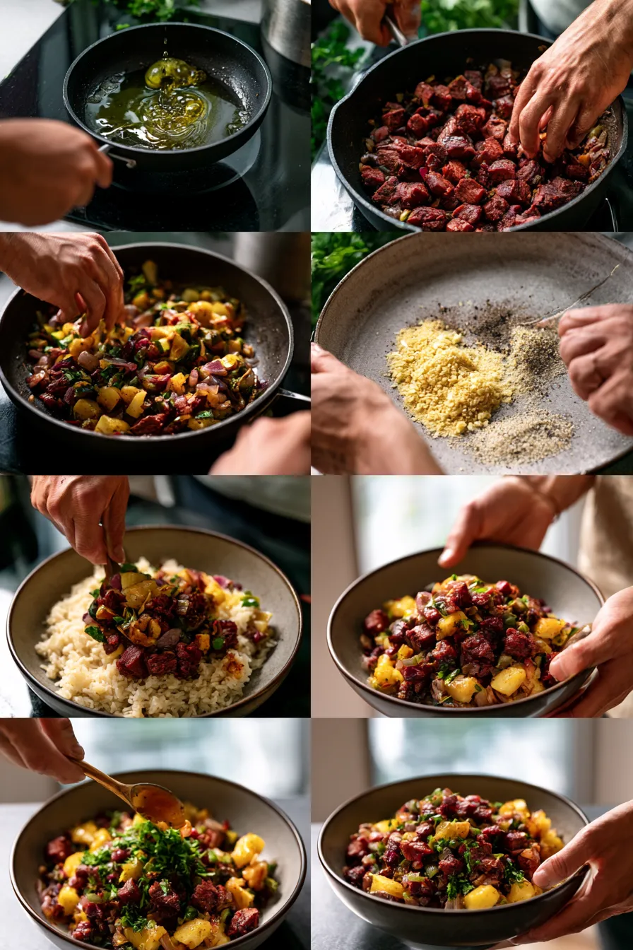 Smoked Beef and Vegetable Bowls