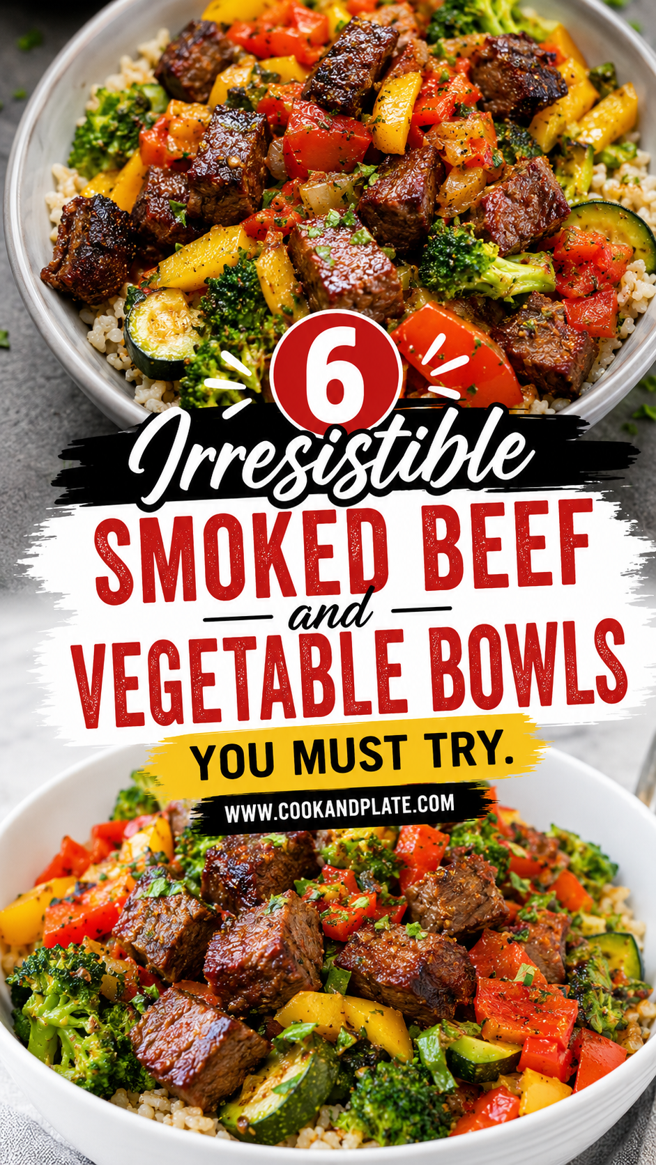 Smoked Beef and Vegetable Bowls