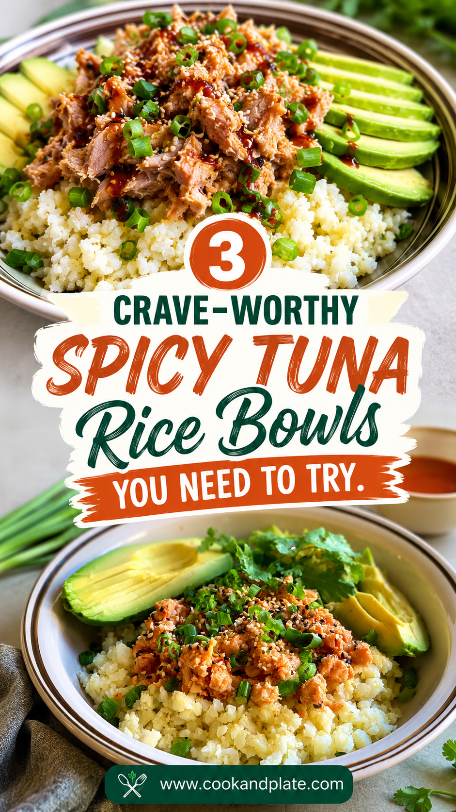 Spicy Tuna Rice Bowls