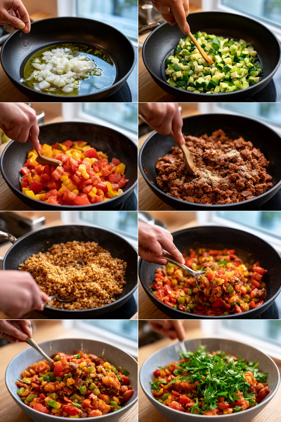 Unstuffed Pepper Bowls