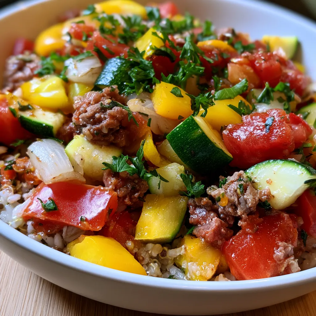 Unstuffed Pepper Bowls