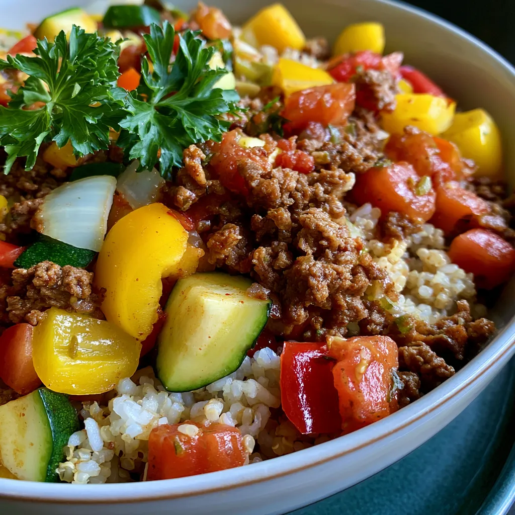 Unstuffed Pepper Bowls