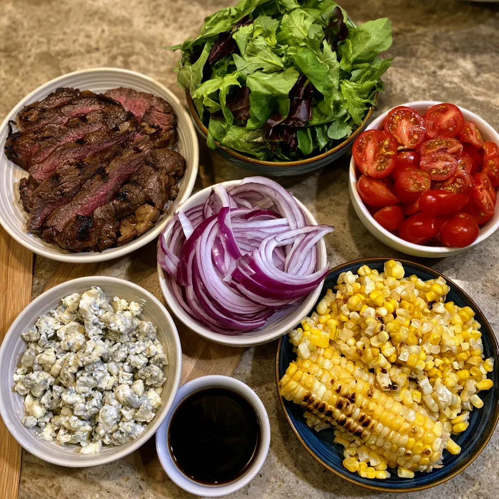 Balsamic Steak Gorgonzola Salad