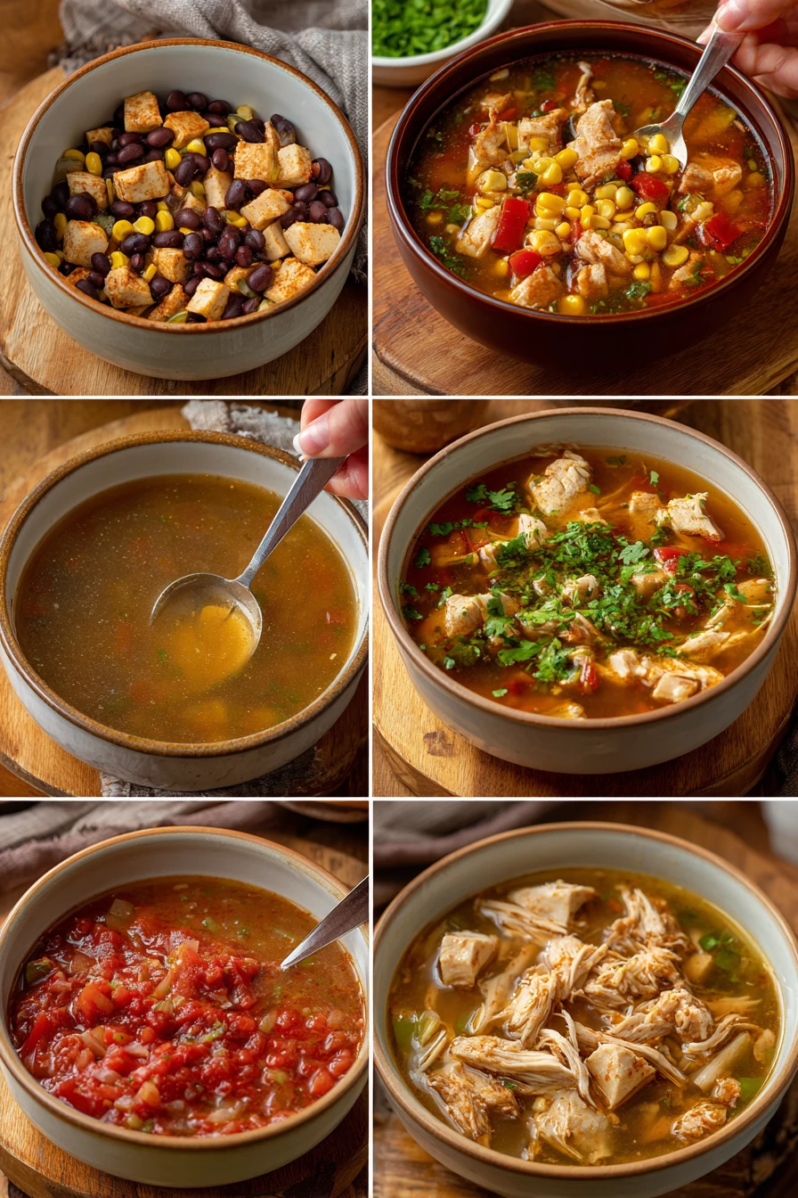 Crock Pot Chicken Tortilla Soup