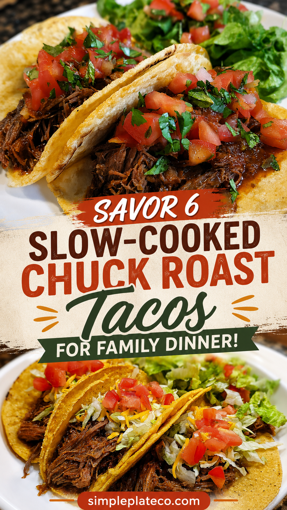 Slow-Cooked Chuck Roast Tacos
