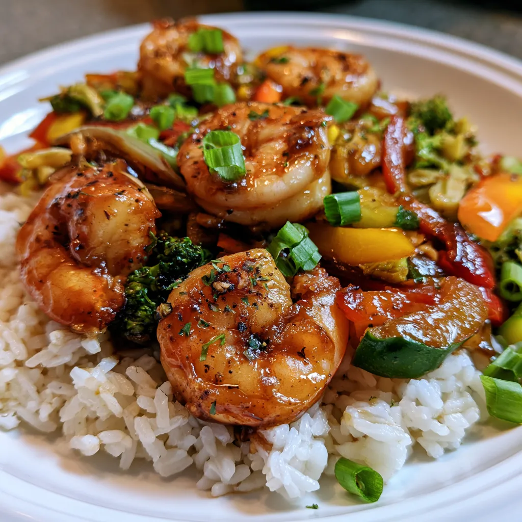 Teriyaki Shrimp Rice Bowls
