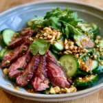 Thai Cucumber Salad with Smoked Beef